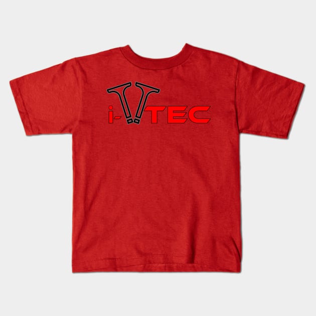 iVtec, honda, civic, s2000, accord, typer, types Kids T-Shirt by CarEnthusast